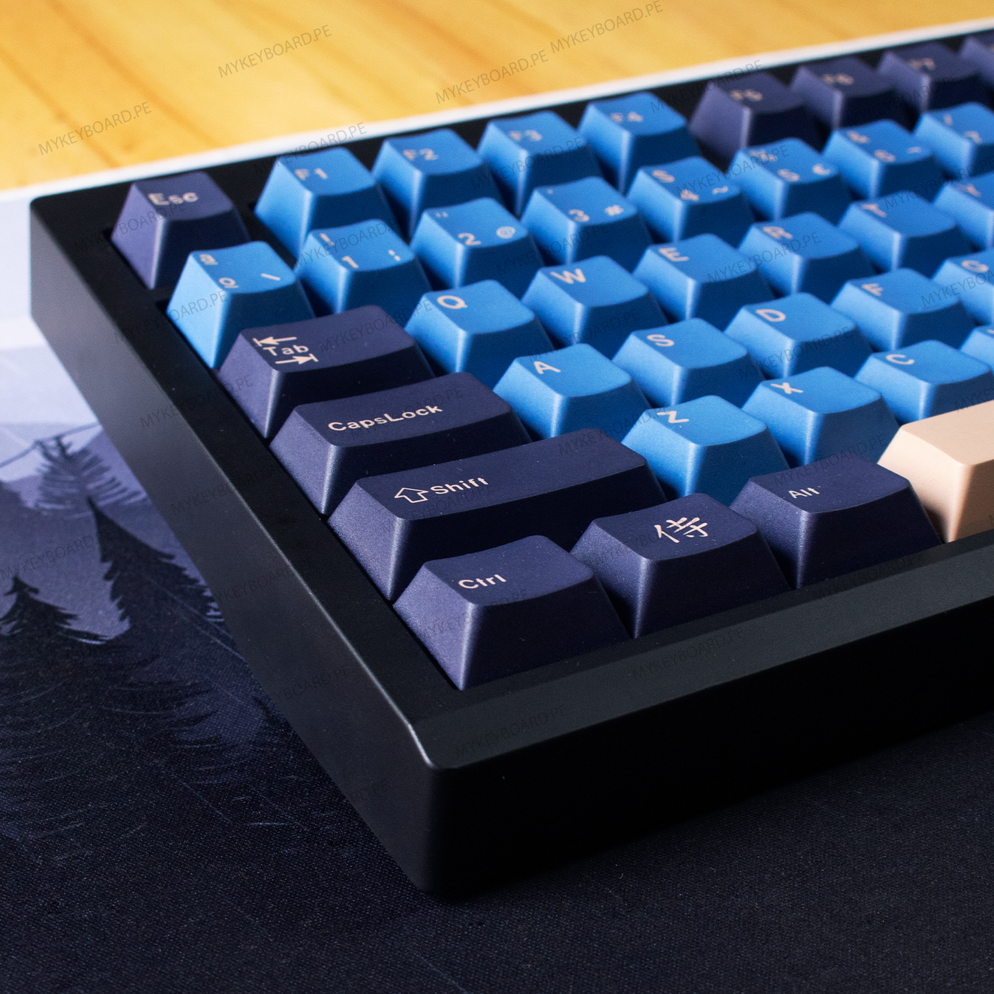 ZUOYA GMK87 Custom Blue Samurai