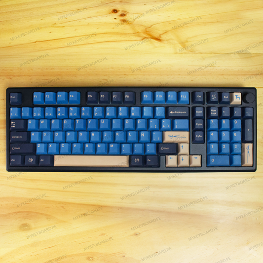 EPOMAKER Galaxy100 Custom Blue Samurai