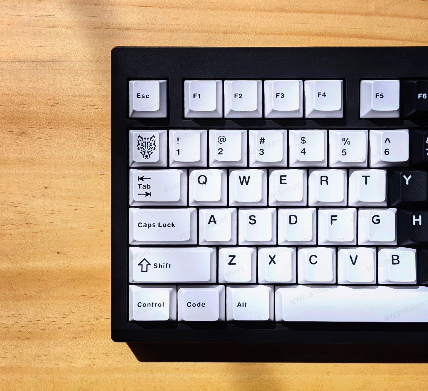 ZUOYA GMK87 Custom Black&White