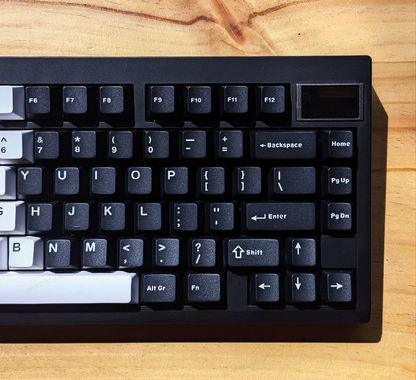 ZUOYA GMK87 Custom Black&White