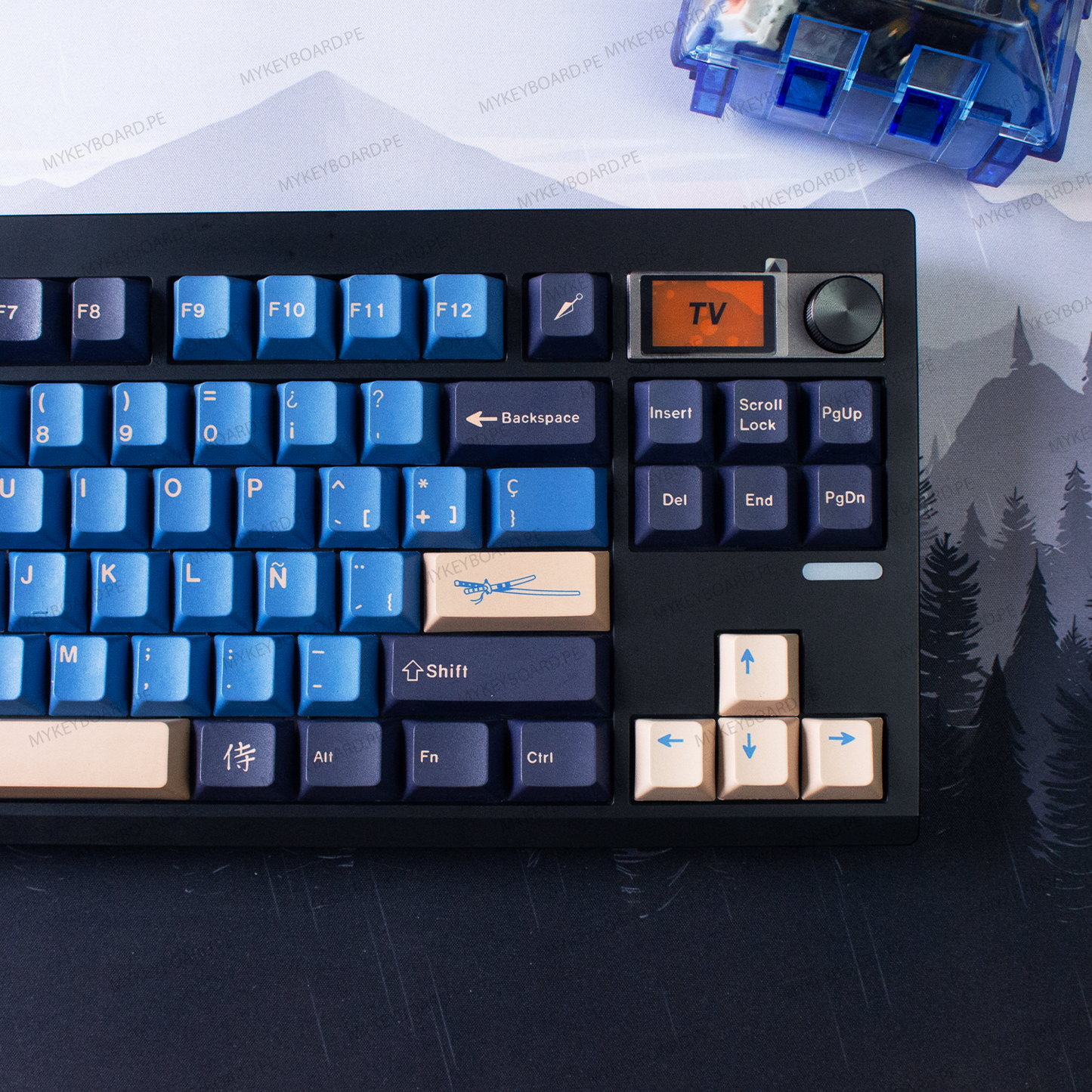 ZUOYA GMK87 Custom Blue Samurai