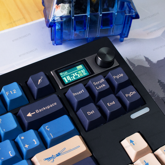 ZUOYA GMK87 Custom Blue Samurai