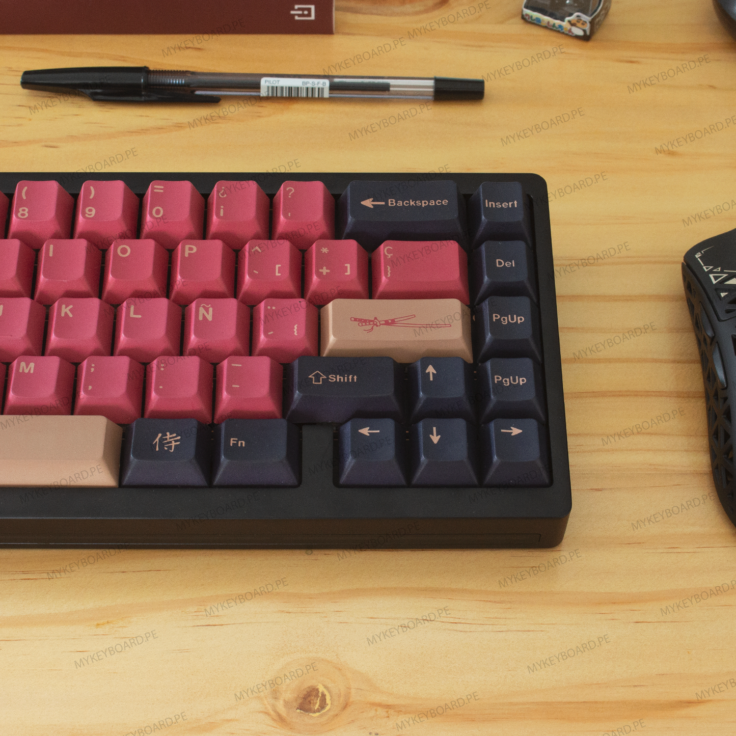Weikav NUT65 Custom Red Samurai