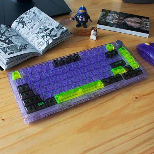 AKKO Monsgeek ICE75 Custom Evangelion EVA01