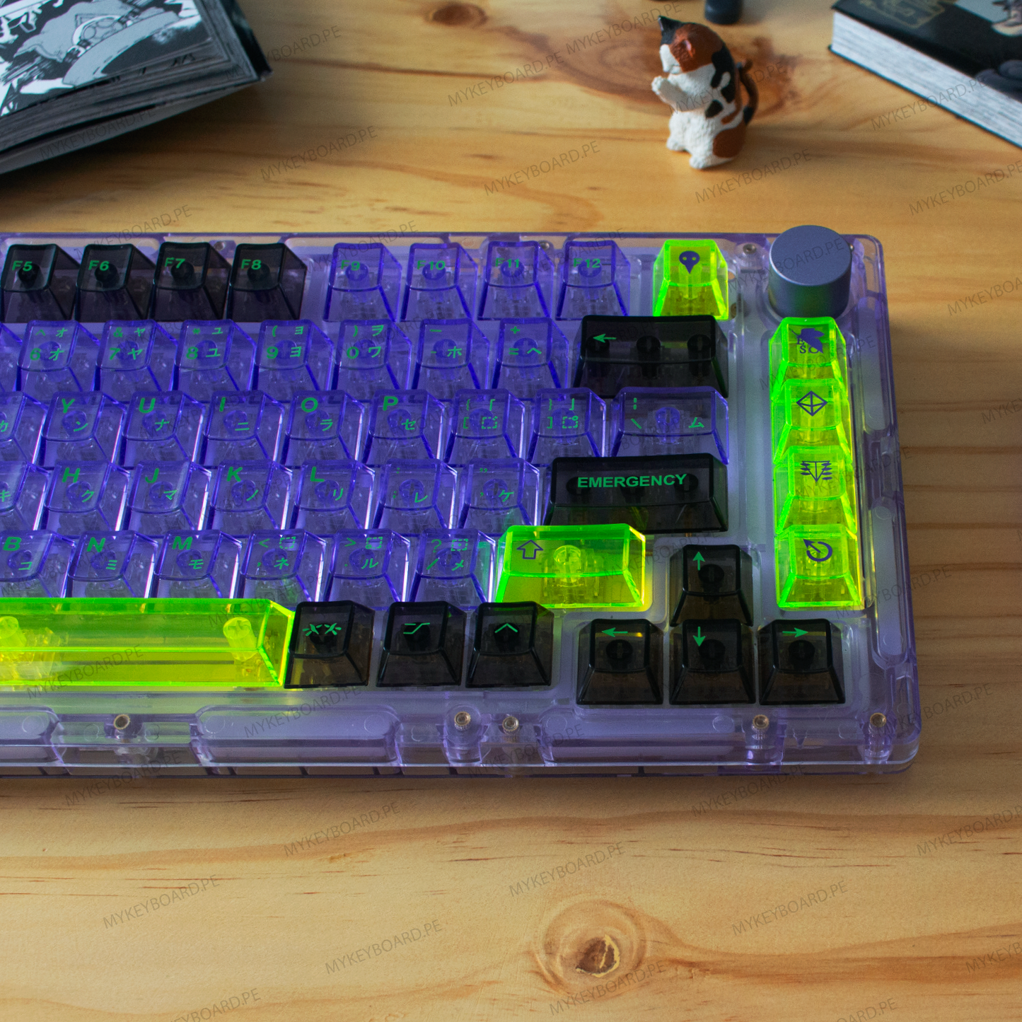 AKKO Monsgeek ICE75 Custom Evangelion EVA01