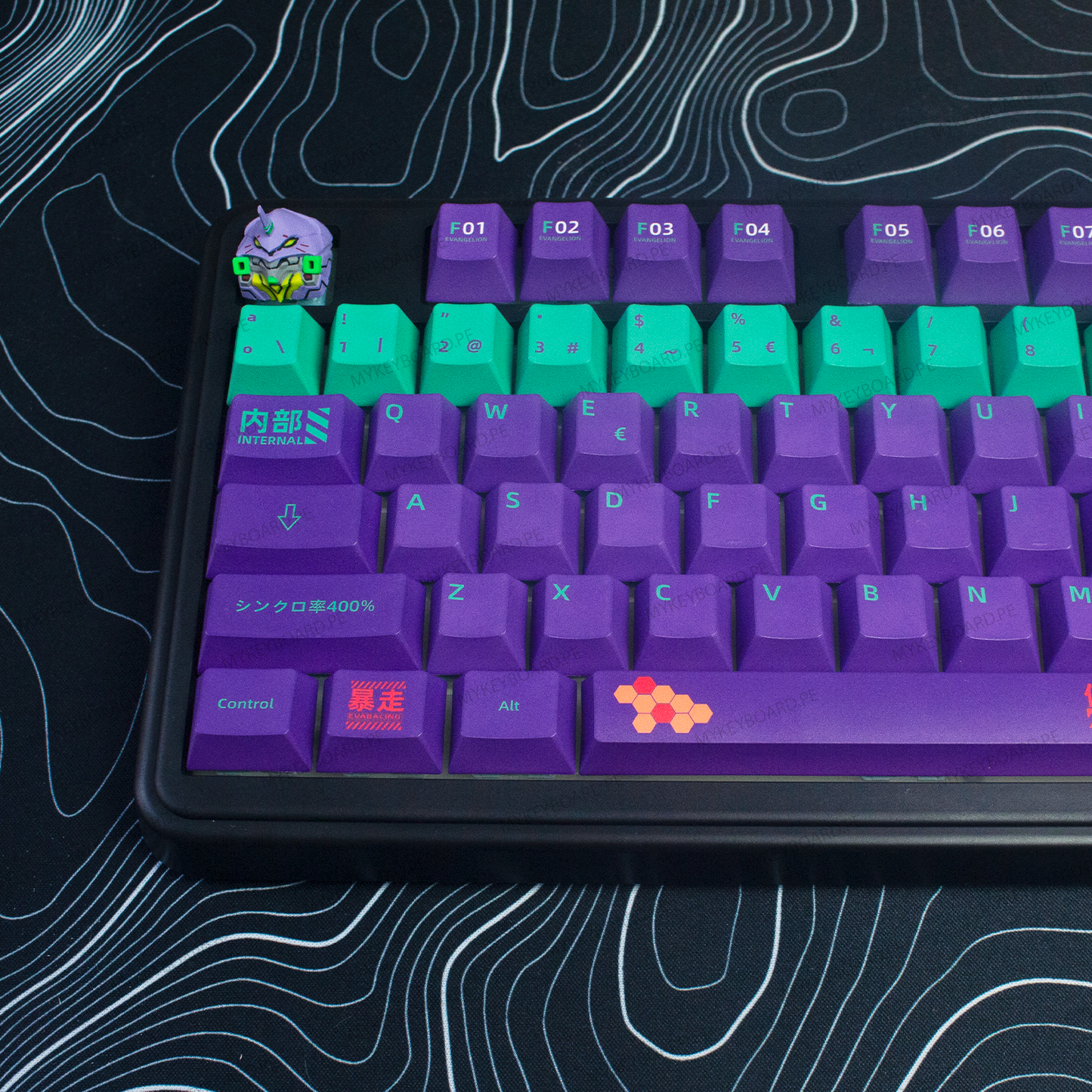 EPOMAKER TH99 Custom Evangelion EVA-01