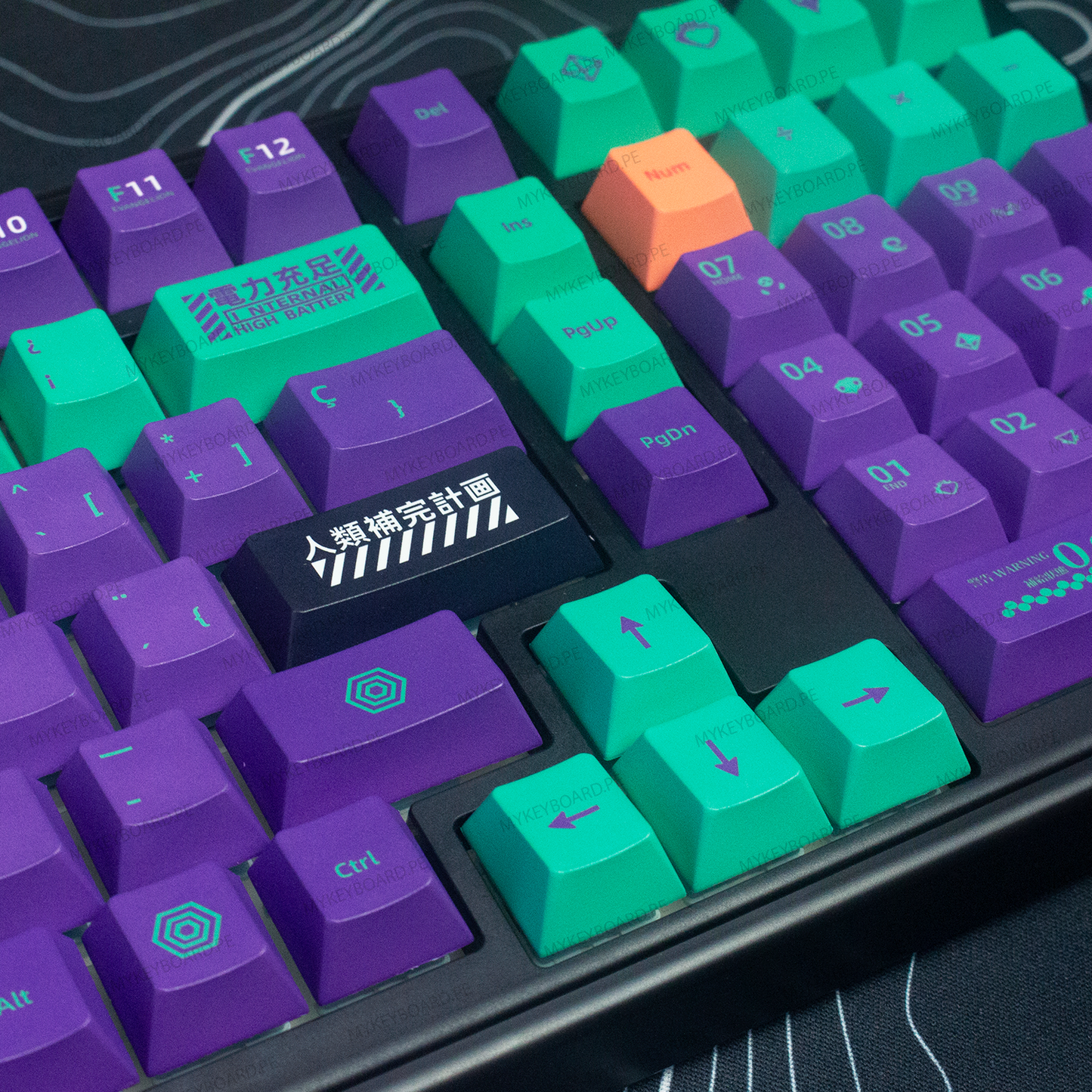 EPOMAKER TH99 Custom Evangelion EVA-01