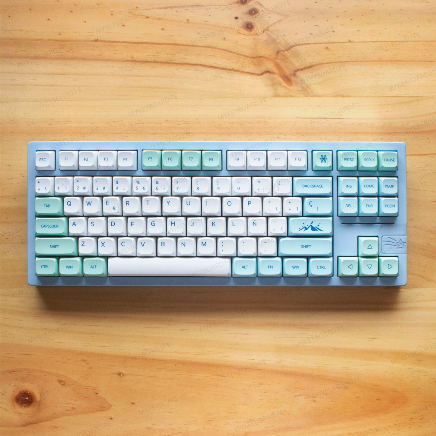 EPOMAKER  Galaxy80 Custom Snow Mountain