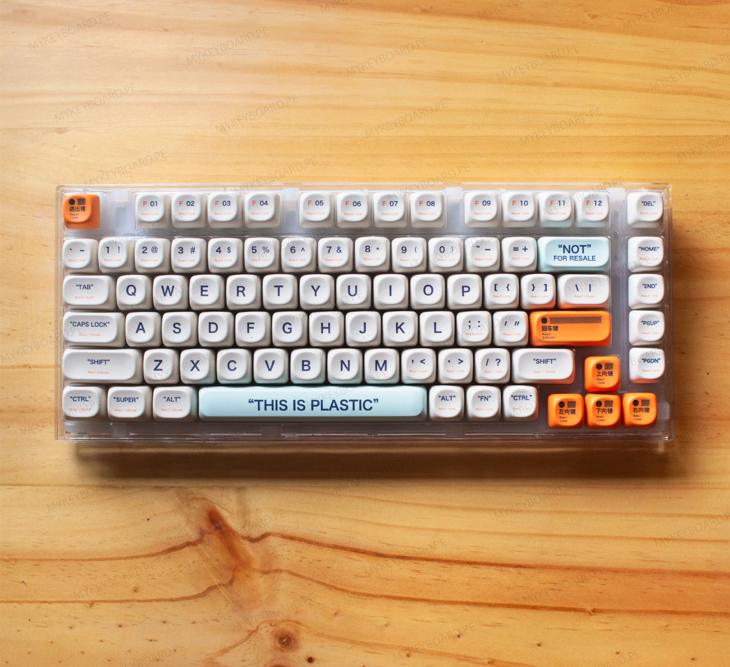 YUNZII X75 Pro Custom This Is Plastic
