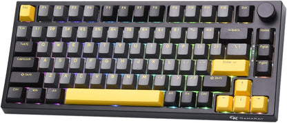 GamaKay TK75 SE Black & Yellow