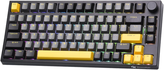 GamaKay TK75 SE Black & Yellow