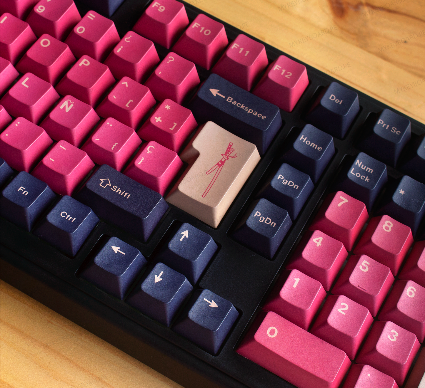 EPOMAKER TH99 Custom Red Samurai ISO Español