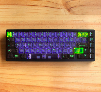 WEIKAV NUT65 Custom Evangelion EVA01 Transparente