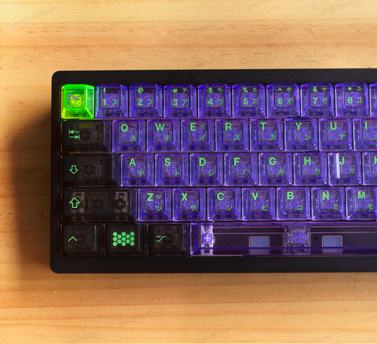 WEIKAV NUT65 Custom Evangelion EVA01 Transparente