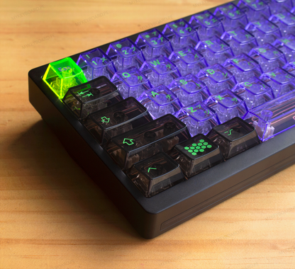 WEIKAV NUT65 Custom Evangelion EVA01 Transparente