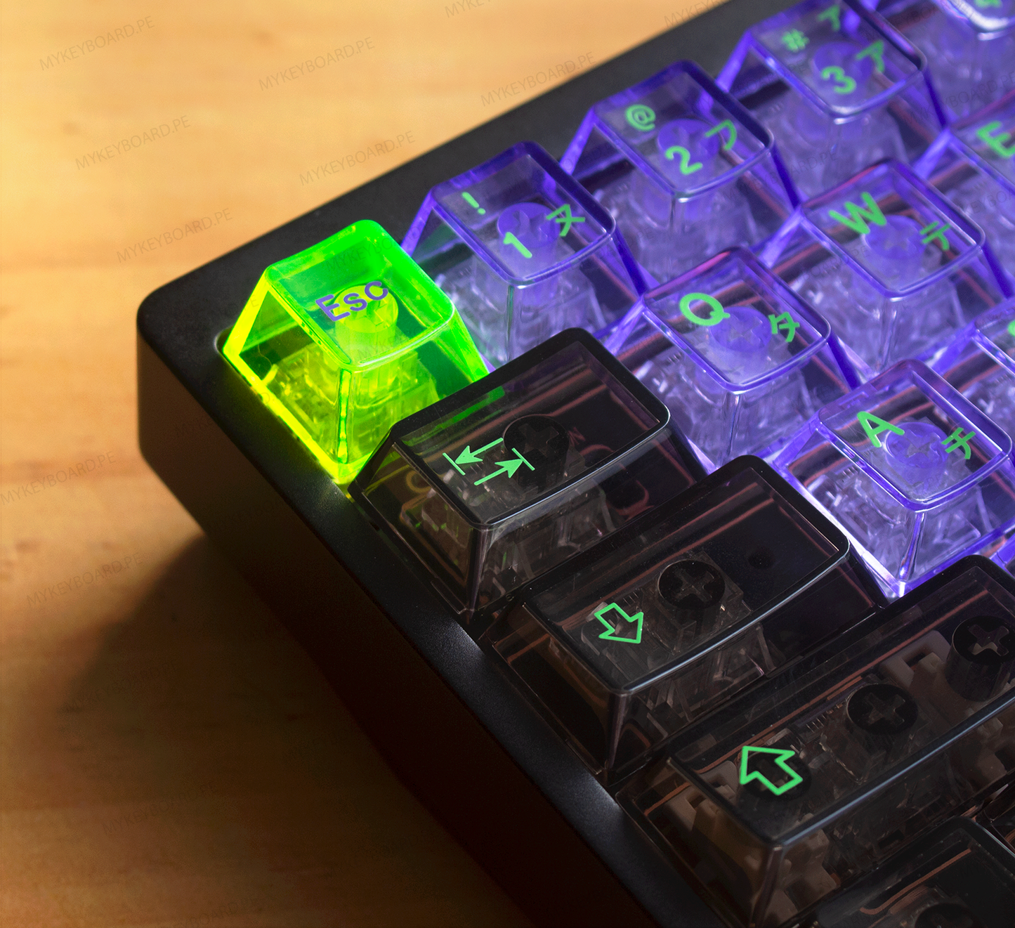 WEIKAV NUT65 Custom Evangelion EVA01 Transparente