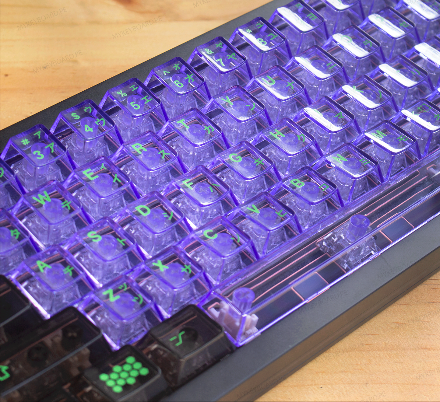 WEIKAV NUT65 Custom Evangelion EVA01 Transparente