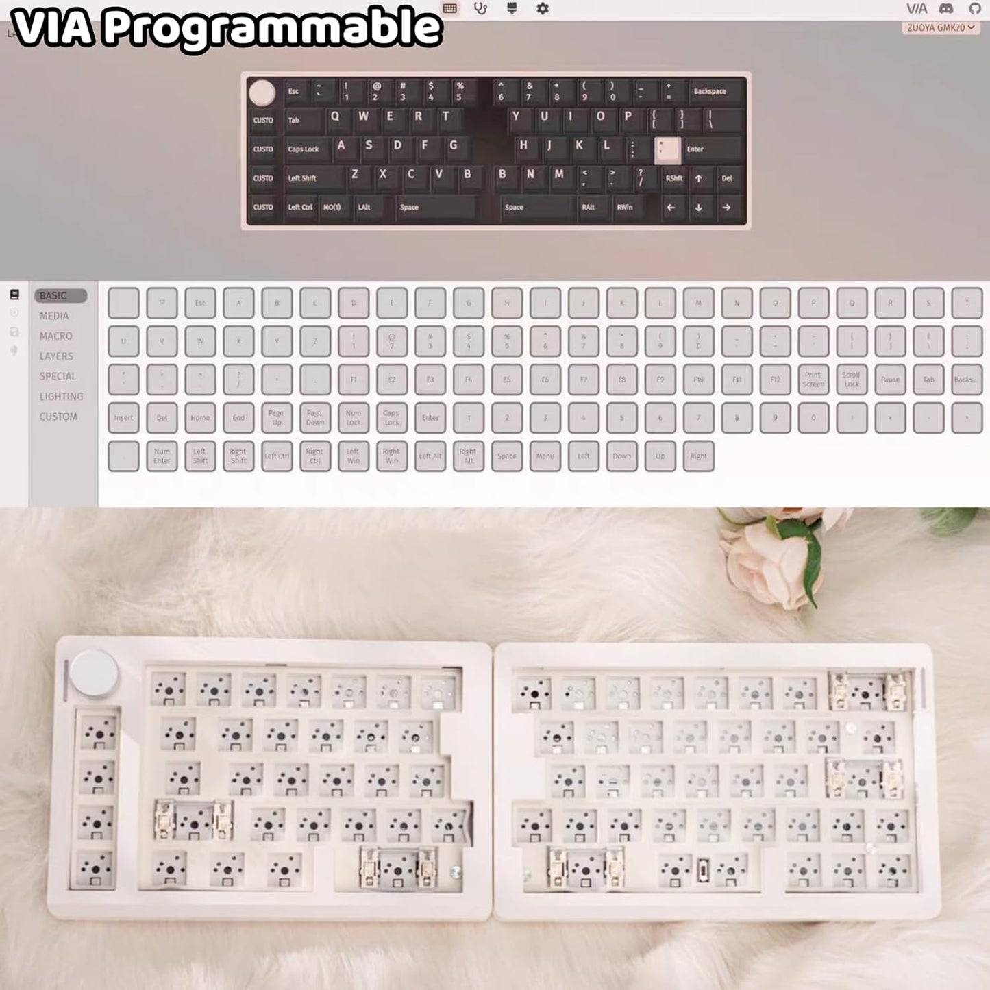 Base de teclado ZUOYA GMK70