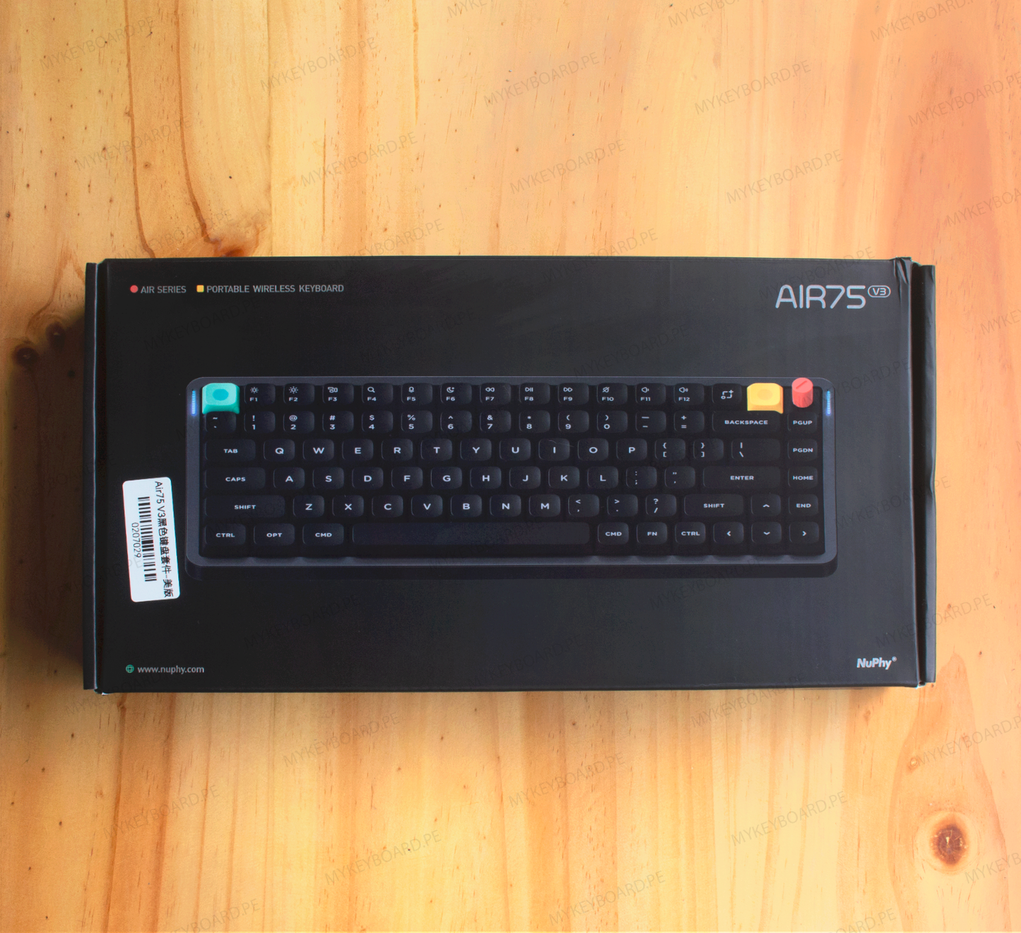 Nuphy Air75 V3 (Detalle: solo alambrico)