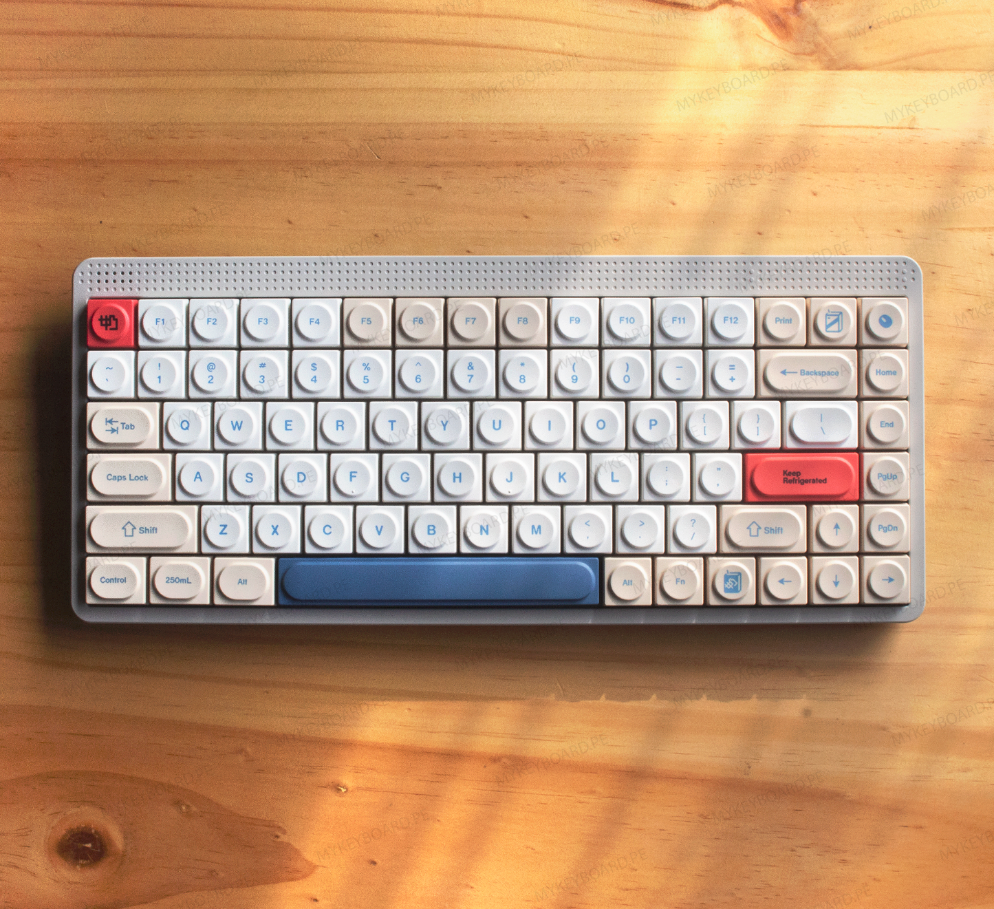 NuPhy Node75 Custom Soy Milk