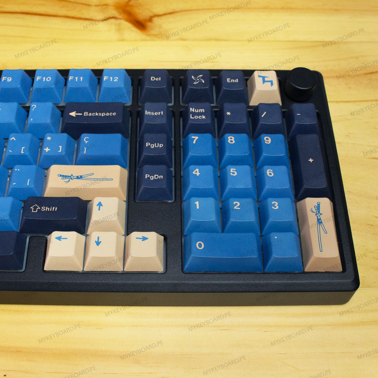 EPOMAKER Galaxy100 Custom Blue Samurai