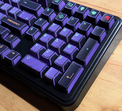 Teclado customizado Epomaker TH99 Evangelion EVA-01