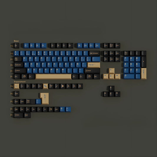 Keycaps Blue Samurai