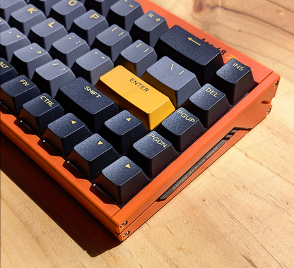 Detalle del chasis de aluminio CNC del MCHOSE Ace 68 Turbo – mykeyboard.pe