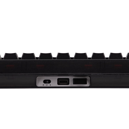 Panel de conectividad del teclado MyKeyboard CIDOO QK61 V2 con puerto USB-C, interruptor inalámbrico y receptor