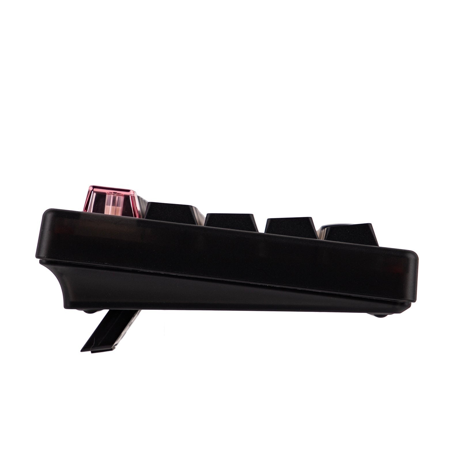 Teclado mecánico MyKeyboard CIDOO QK61 V2 formato 60% en color negro con teclas PBT y vista lateral