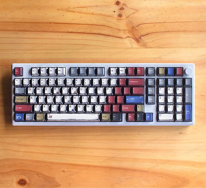 Teclado mecánico MyKeyboard EPOMAKER Galaxy100 con diseño manga, cuerpo de aluminio y teclas PBT de perfil MDA