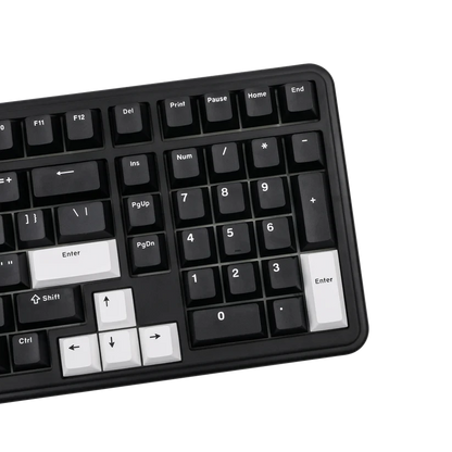 Teclado mecánico MyKeyboard Epomaker TH99 96% negro con teclas PBT y diseño compacto de alta calidad
