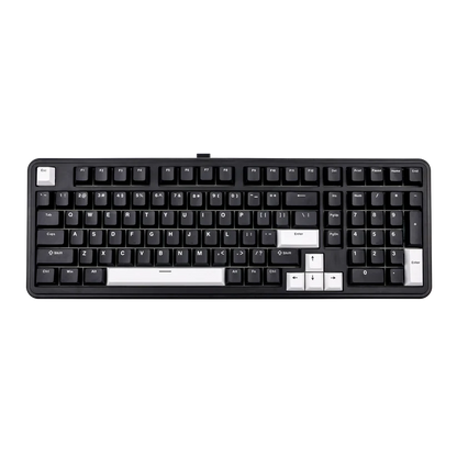 Teclado mecánico MyKeyboard Epomaker TH99 96% negro con teclas PBT, iluminación RGB y diseño compacto