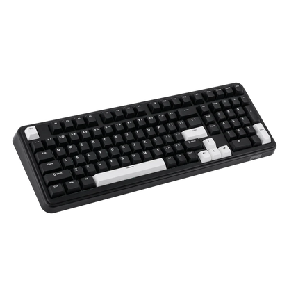 Teclado mecánico MyKeyboard Epomaker TH99 96% con teclas PBT bicolor blanco y negro e iluminación RGB