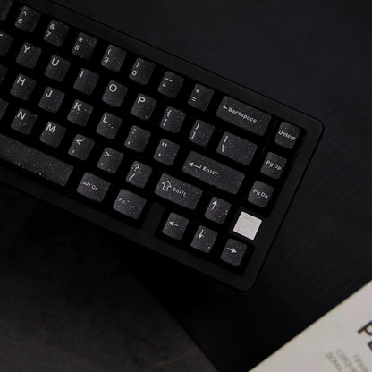 Set de teclas MyKeyboard Jaycomia WOB Flash con diseño negro moteado, perfil Cherry y material ABS double shot