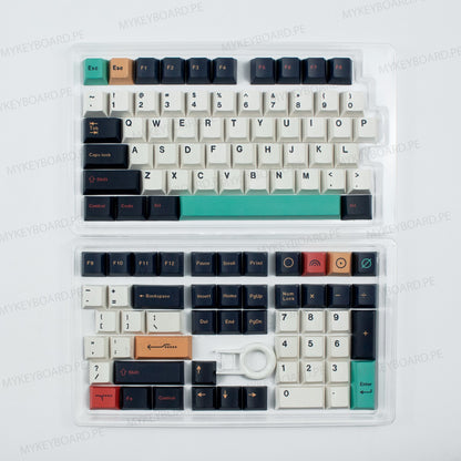 Set de 132 teclas MyKeyboard Metropolis B con perfil Cherry, fabricadas en PBT de alta calidad con sublimación térmica.
