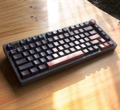 Teclado mecánico MyKeyboard Leobog Hi75 75% en español con chasis de aluminio y teclas temáticas Sakura Night