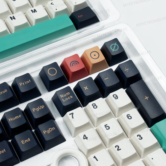 Set de teclas MyKeyboard Metropolis B con perfil Cherry, fabricadas en PBT de alta calidad con sublimación térmica.
